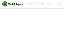 Tablet Screenshot of mail-and-deploy.com